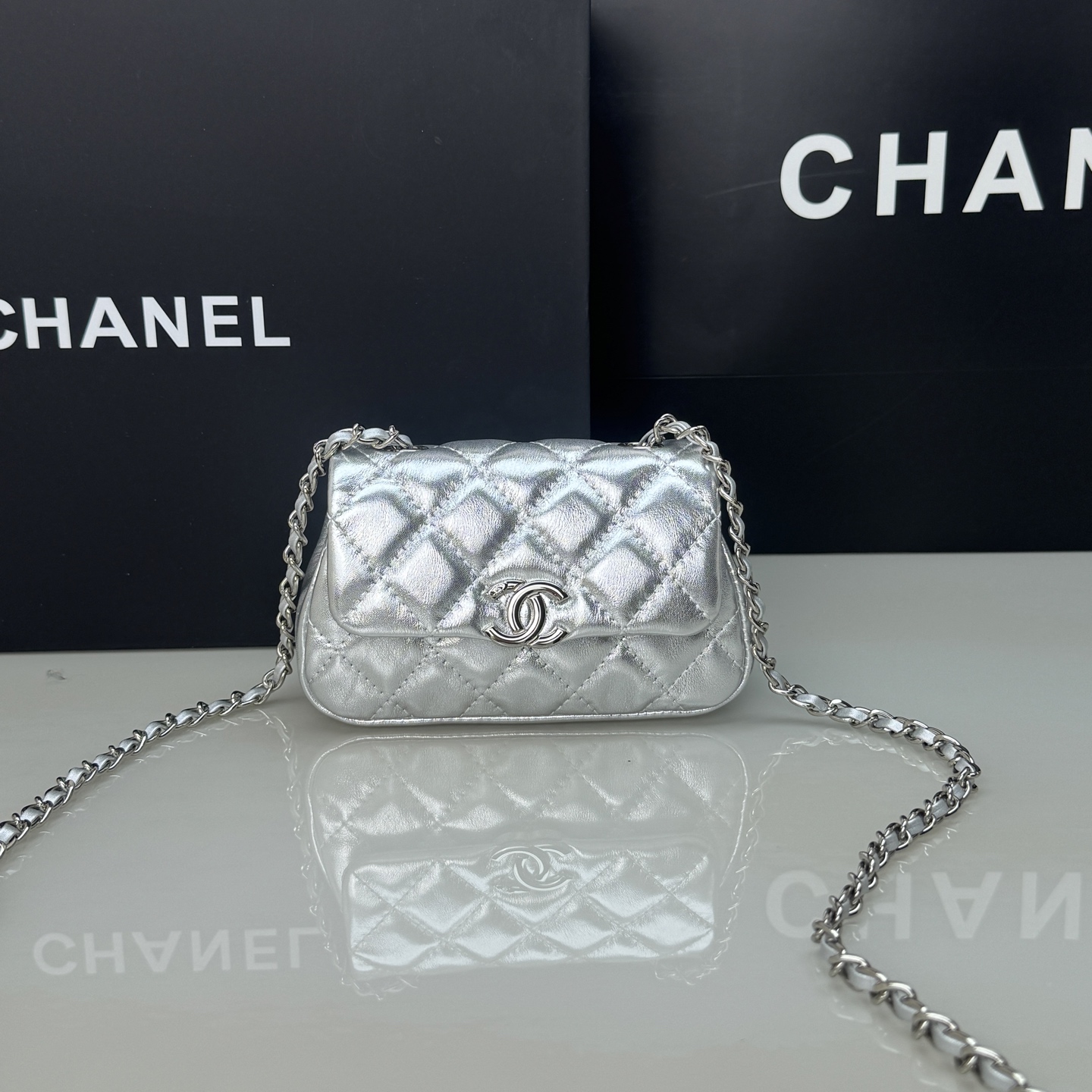 Chanel Diamond Quilted Bag Small